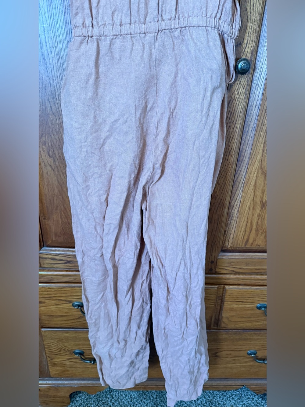 Not Perfect Linen jumpsuit - Picture 6 of 6